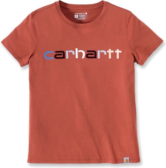 Carhartt Damen Lightweight S/S Graphic T-Shirt Terracotta-XL