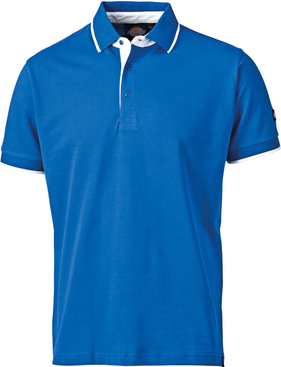 Dickies Hemd T-Shirt Worker Polo Anvil -S Blauw
