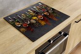 Inductiebeschermer - Specerijen - 60x55 cm - Inductiebeschermer - Inductie Afdekplaat Kookplaat - Inductie Mat - Anti-Slip - Keuken Decoratie - Keuken Accessoires
