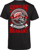 T-shirt Sons Of Brabant | Kerstcadeau | Cadeau voor man | Vaderdag | Zwart | maat 4XL