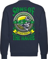 Sweater Sons Of Den Haag | Kerstcadeau | Cadeau voor man | Vaderdag | Navy | maat M