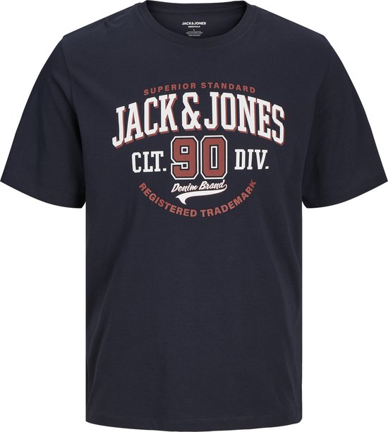 JACK&JONES JJELOGO TEE SS O-NECK 2 COL AW24 SN Heren T-shirt - Maat XL