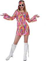 Robe hippie - Costume hippie femmes - Vêtements hippies - Costume Flower power femmes - Déguisements - Costume de carnaval - Taille L