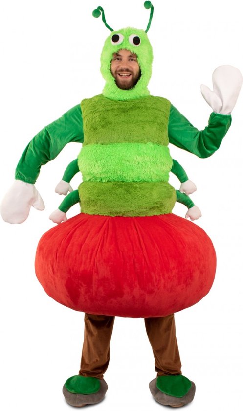 Costume de déguisement super luxueux Costume chenille de pomme - COMPLET = COMPLET - party à thème du festival du défilé de carnaval