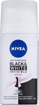 Nivea Invisible For Black & White Clear Deodorant Spray Mini 48 x 35ML - Voordeelverpakking