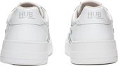 HUB Court-z Men Lage sneakers - Leren Sneaker - Heren - Wit - Maat 47
