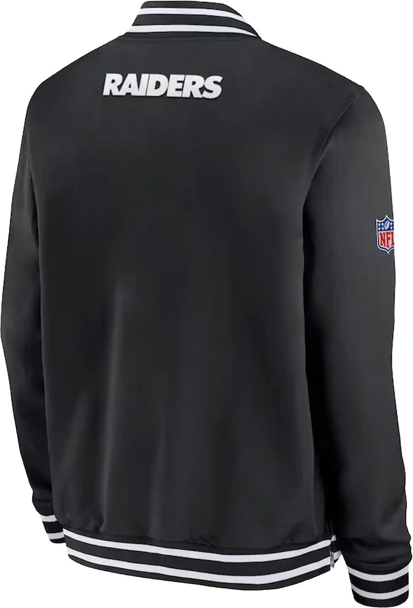 Las Vegas Raiders Coach Bomber Jacket Kledingmaat : Zwart