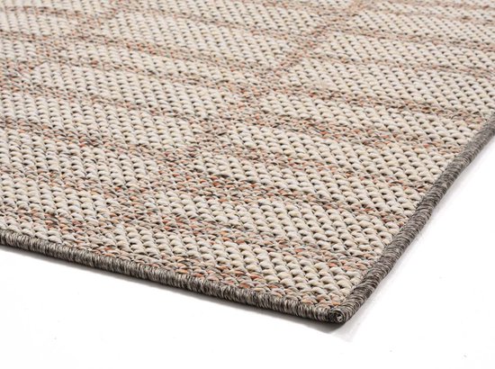 Tapis d'extérieur Bricks - vieux rose/crème 80x150 cm