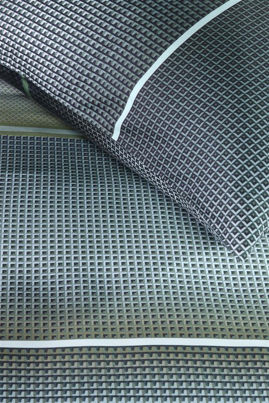 Kardol Charlottesville dekbedovertrek - Lits-Jumeaux - 240x200/220 - Blauw Groen van Kardol — afbeelding 4