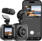 Avylet - Dash Cam Front & Rear - 2K Full HD - Wi-Fi - 170° Wide Angle - Night Vision - 2" IPS Display