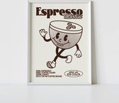 Espresso martini cocktail poster - 30 x 40 cm