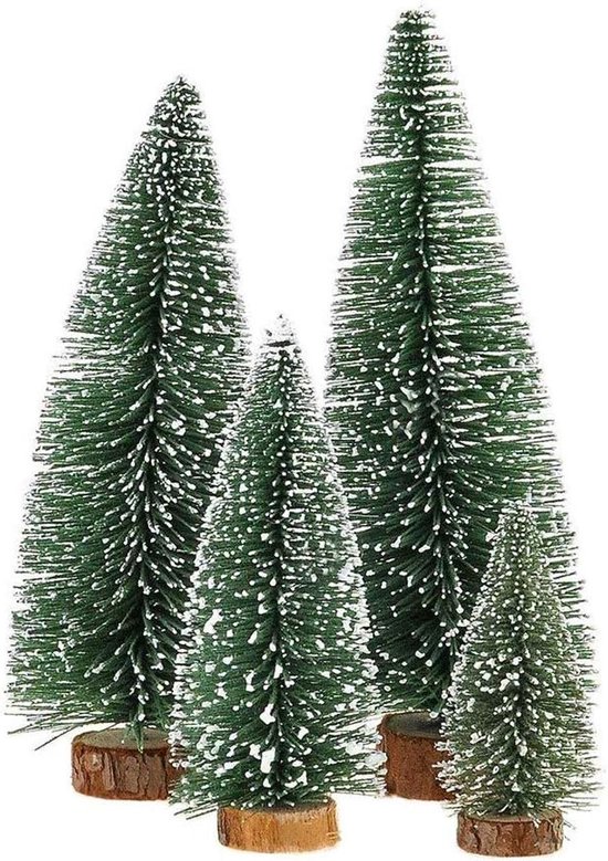 Maquette Sapin de Noël vert en bois