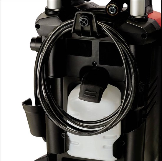 Einhell Elektrische Hogedrukreiniger TC-HP 170 - 2300 W - Max. 170 bar - 420 l/u - Incl. 10m hogedrukslang, pistool, lans, diverse sproeiers, borstel, schuimsproeier en terrasreiniger met reservoir van Einhell — afbeelding 5
