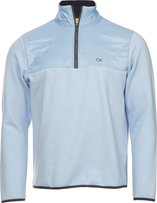 Calvin Klein Ramond Hybrid 1/4 Zip Pullover - Airblue