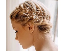 Bruidsmode, haarmode gala feest, zilver, parel kleurig
