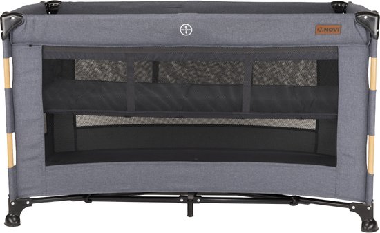 Novi Baby® Nora Campingbed - reisbed - Luxe Grijs