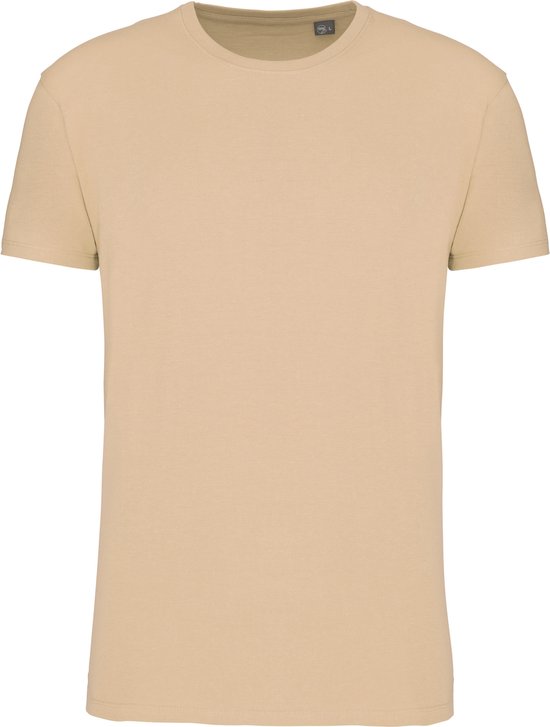 Light Sand T-shirt met ronde hals merk Kariban maat S