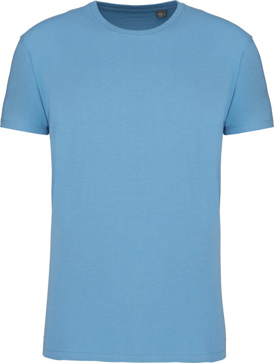 Cloudy Blue Heather T-shirt met ronde hals merk Kariban maat S