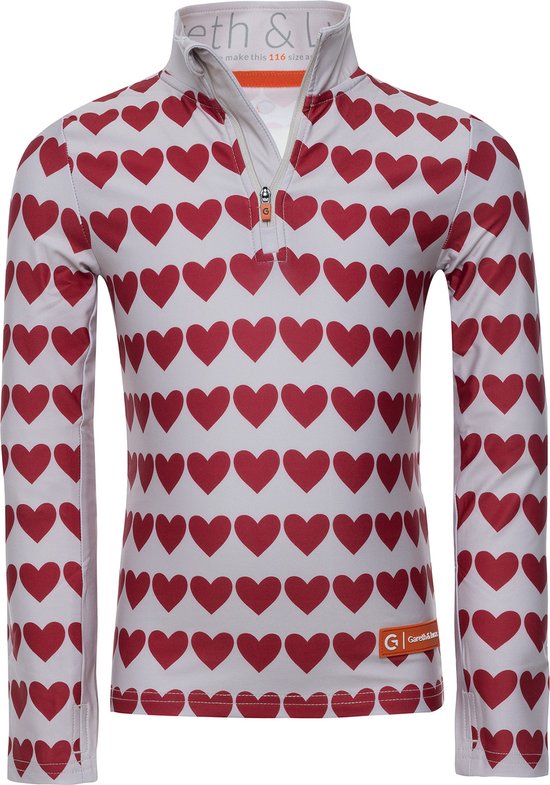 Gareth & Lucas Skipully The Fifty-Seven - Taille Enfants 104 - 100% Polyester recyclé - Chemise de sport intermédiaire - Sports d'hiver