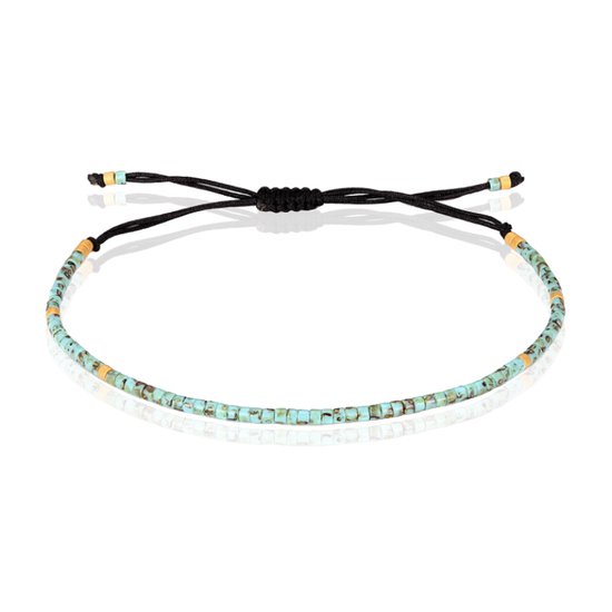 Bracelet en Perles fines de Memphis - Blauw clair