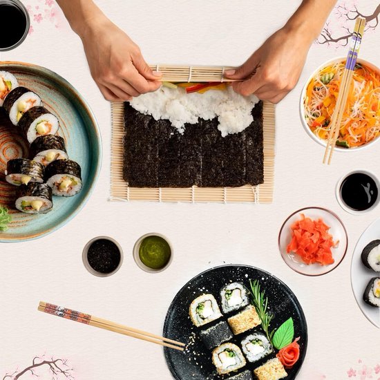 Kit de fabrication de sushis pour débutants 10 pièces Outil de