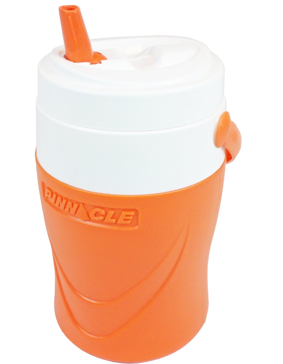 Pinnacle Platino 1/2 Gallon - Geïsoleerde Drankdispenser / Drankkoeler met kraantje - 1,89 Liter - Oranje