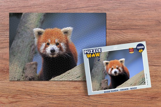 Puzzle Panda Rouge - Oranje - Arbre - Puzzle - Puzzle 1000 pièces adultes