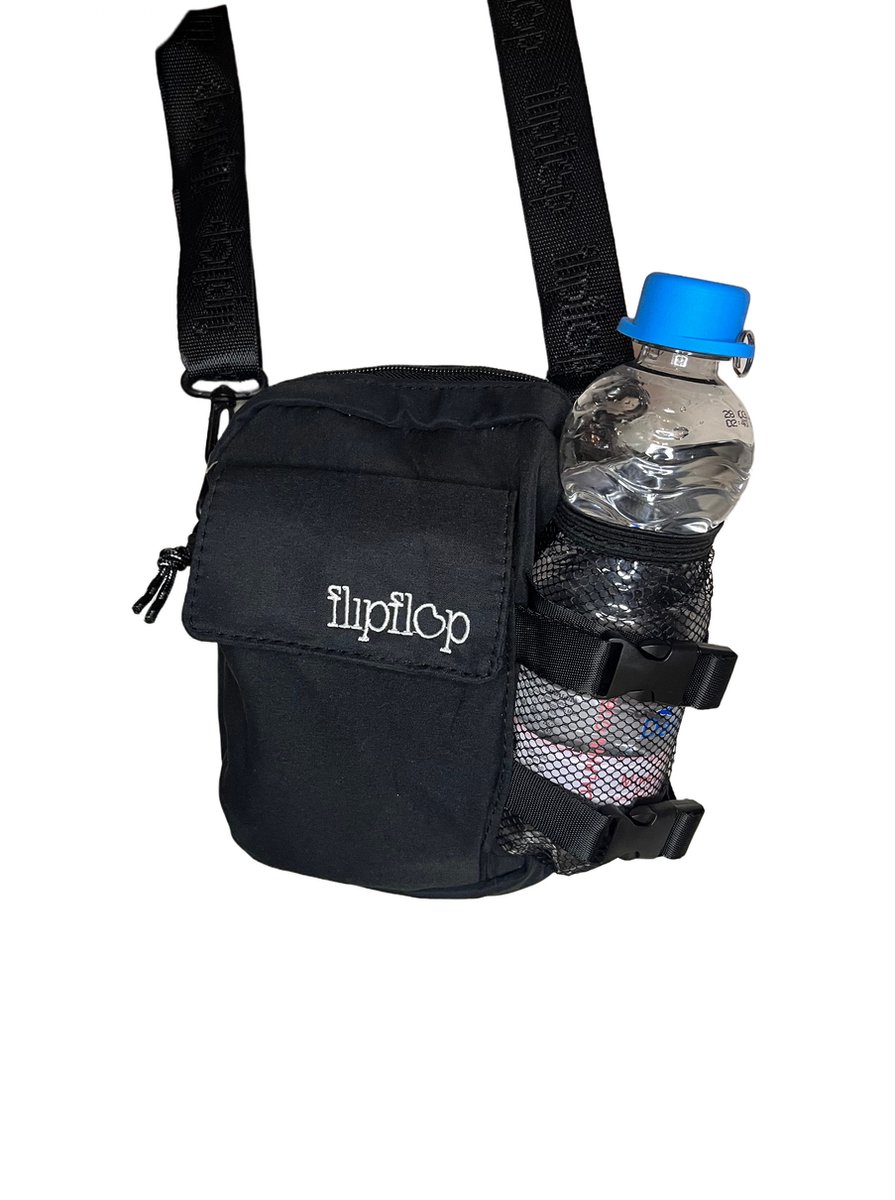 Flipflop Bottle Waistbag met waterfles vak houder | [Rave] [Festival] [Paardrijden] [Vakantie]
