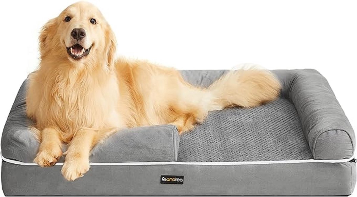 Matras voor Huisdieren, Deken voor Hondenhokken, Anti Stress Hondenmatras voor Honden, Hondensofa, Hondenmand, (106 x 80 x 25 cm)