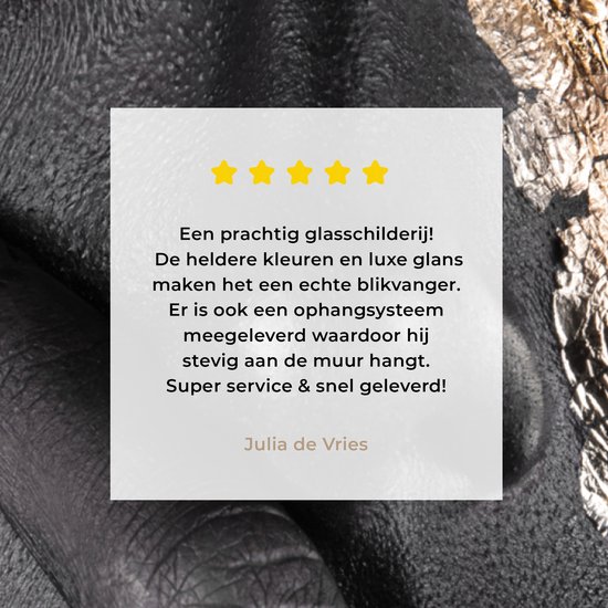 MuchoWow® Peinture sur Verre - Femme - Or - Zwart - Maquillage - Luxe - Maquillage cm - Peintures sur Verre Peintures - Photo sur Glas