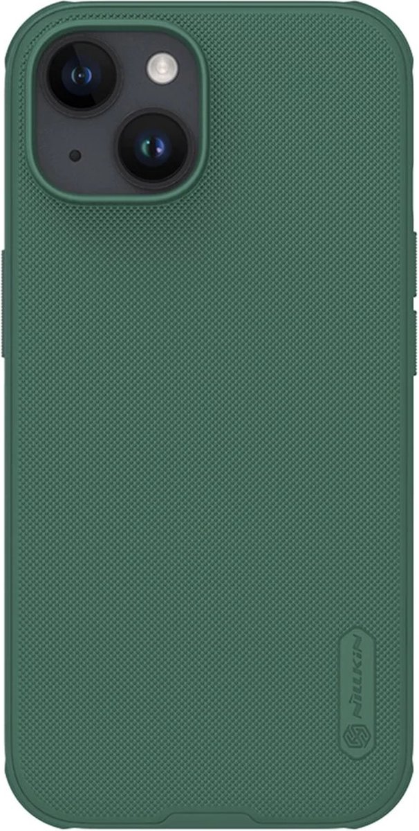 Geschikt voorNillkin Apple iPhone 15 Super Frosted Shield Hoesje - Groen