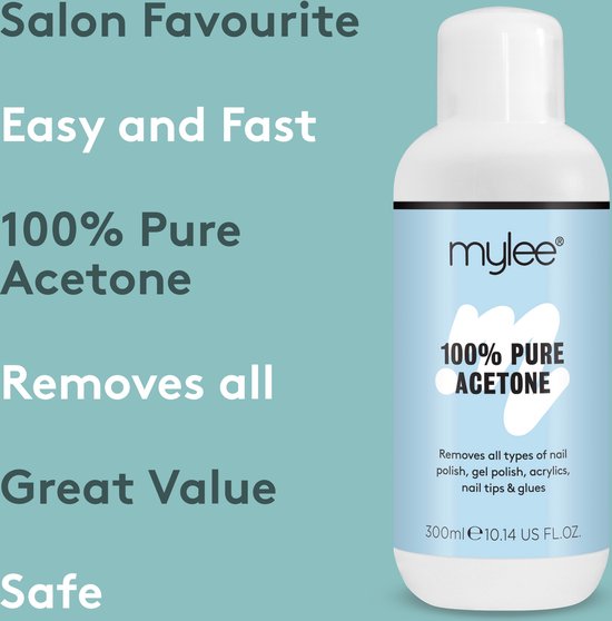 Mylee Acetone Dissolvant Ongle Enleve Retire Gel UV et LED