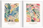 Schilderijen set Matisse Gardens 70x50 cm