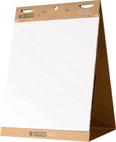 Tafelflipover - Flipchart Earth-It Bi-Office - 20 vellen - Zelfklevend papier - Ingebouwde steun