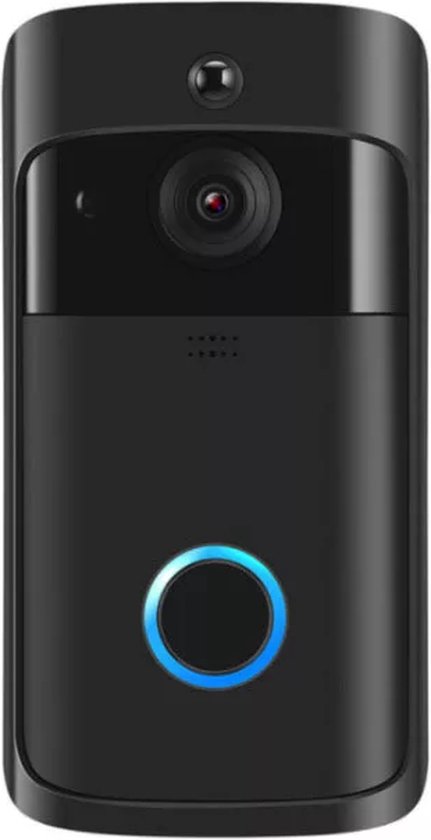 Foto: T ring video deurbel draadloos incl accu en 1 x binnen bel zwart geen abonnement verplichting nieuwste v5 update vernieuwde versie als beste getest 