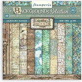 Stamperia - Songs of the Sea Backgrounds 8x8 Inch Paper Pack (SBBS91)