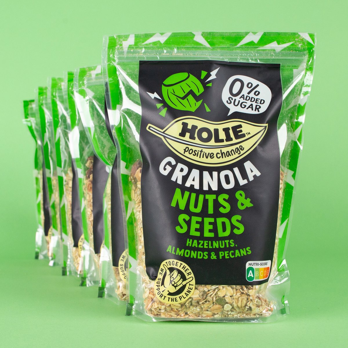 Holie Granola Nuts&seeds 350g x6 bol