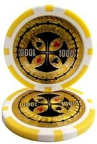 Ultimate pokerchip 11.5g - Value 1000 - 25st. - Texas Hold'em Poker Chips - Fiches voor Pokeren