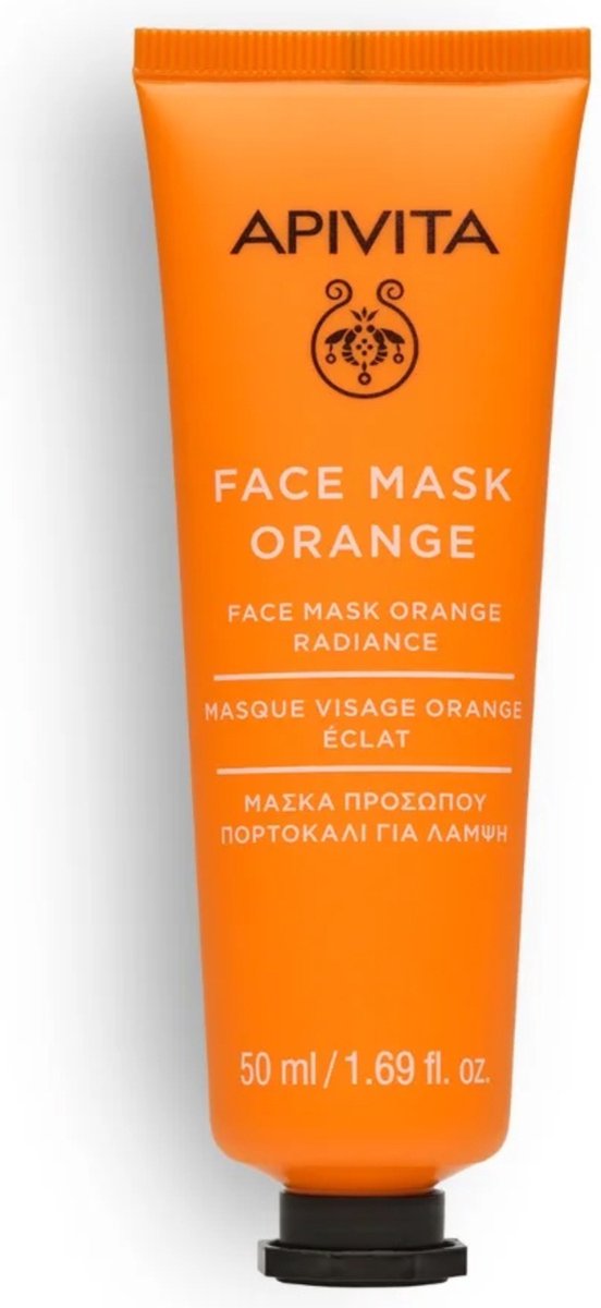 Apivita Masker Face Care Masks & Scrubs Face Mask with Orange