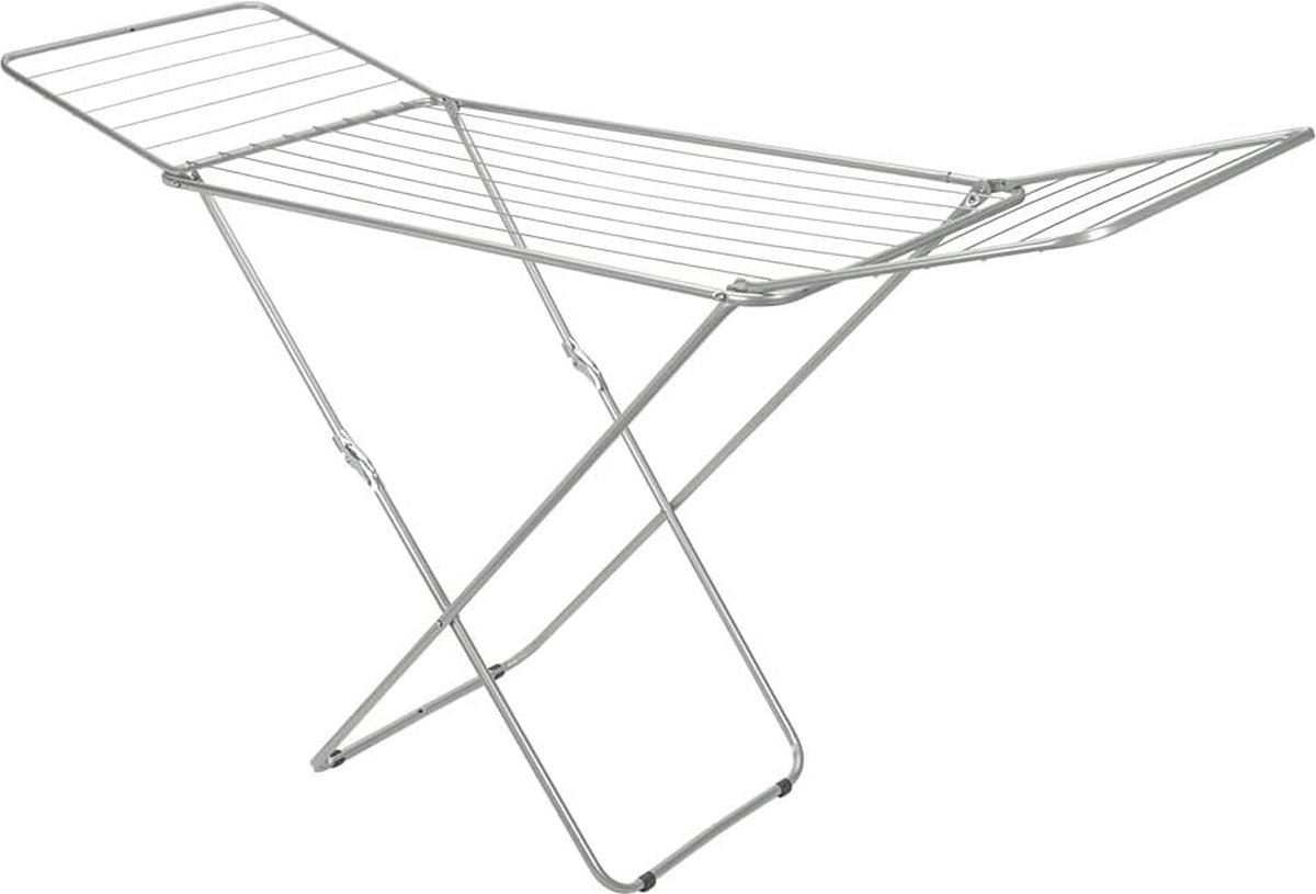 Goedkoopste wasdroogrek met grote capaciteit opgewaardeerde versie, droogrek kleding, waslijn roestvrij staal, vouwen binnen en buiten