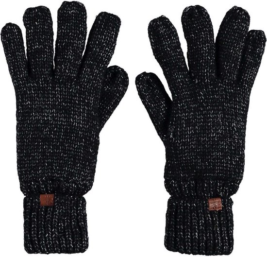Handschoen Zwart-Wit met Fleece Voering