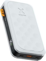 Xtorm Fuel Series 5 35W Powerbank 20 000mAh - 2 x USB-C PD / 1 x USB-A - Matériau GRS - Résistant aux aéroports - Convient entre autres pour Samsung et iPhone - Wit