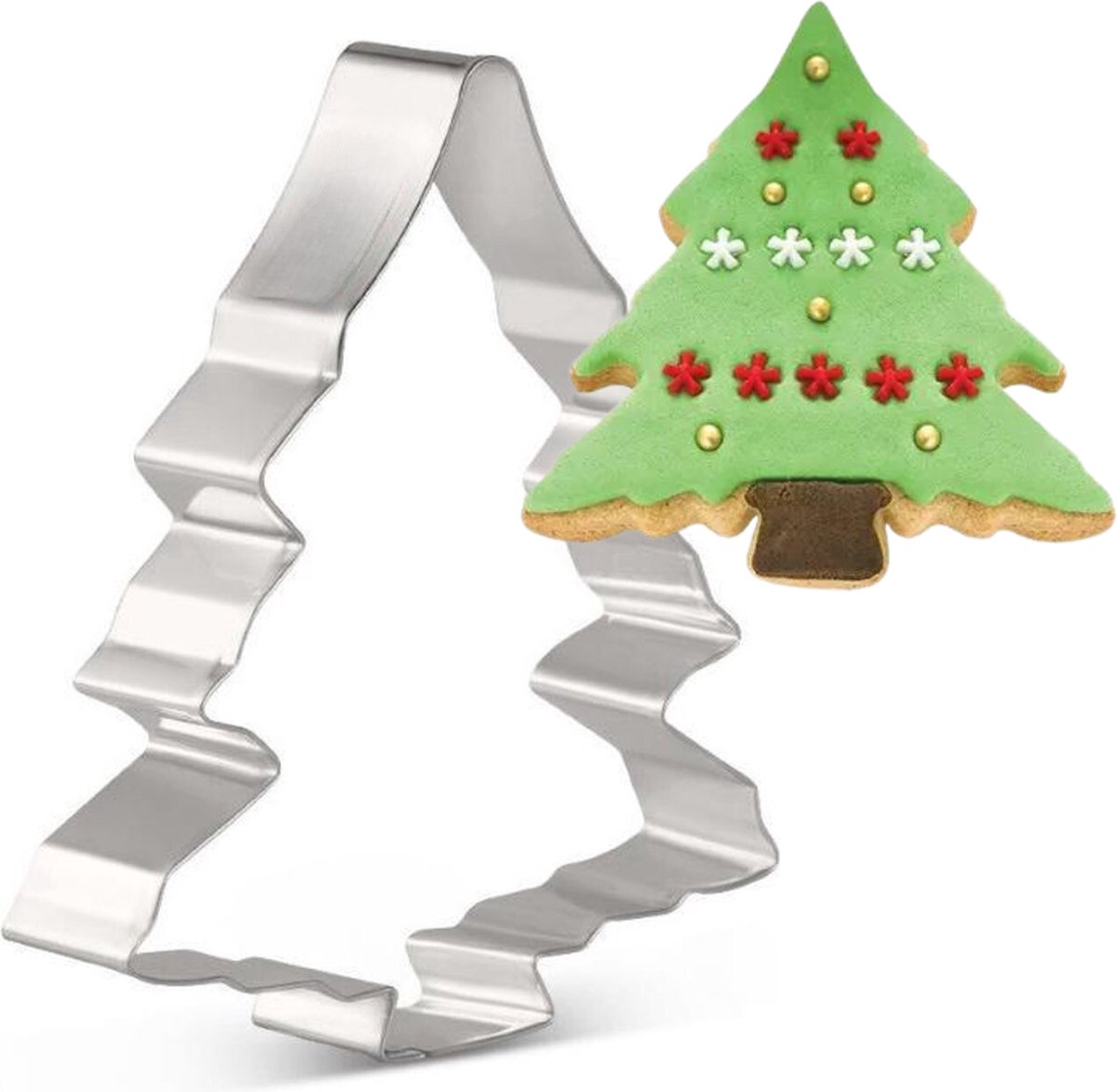 Winkrs | Uitsteekvorm Kerstboom | Dennenboom, Bakvorm, Cakevorm, kerst, bakken | RVS - 13X11CM