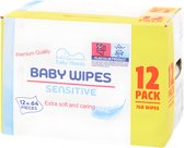 Bébé Needs - Lingettes pour bébé sensibles - paquet de 12