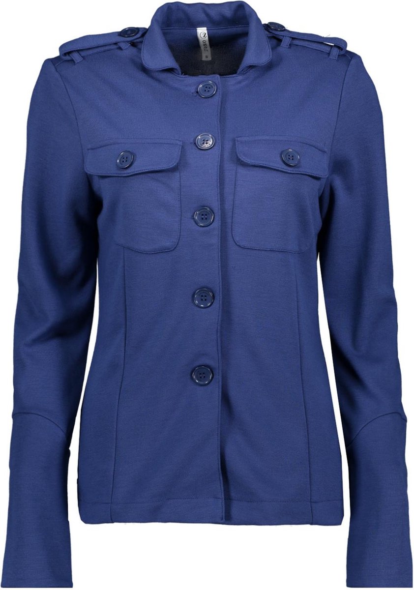 Zoso Blazer Robin Luxury Jacket 235 0015 Blue Dames Maat - XS
