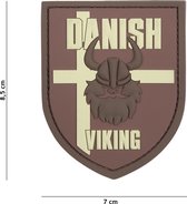 101 Inc Embleem 3D Pvc Danish Viking Bruin  13078
