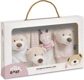 baby - hand voet rammelaar - speelgoed - Montessori - cadeautip - kraamcadeau - speelgoedset pluche