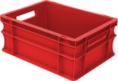 Bac gerbable - 400 x 300 x 170 mm - Rouge