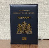 Luxe PU Leren Paspoorthoes I Paspoort Houder I Paspoort Cover I Paspoort Omslag I Paspoort Etui I Zwart