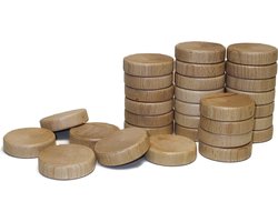 Sjoelstenen Set 30st Holgraaid